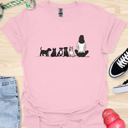 Just a girl who loves bulldogs - V2 - 3D Text T-Shirt